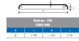 Ploché dno - PFB2 FONDO PIANO